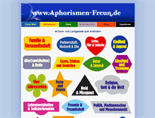 Tablet Screenshot of aphorismen-freun.de